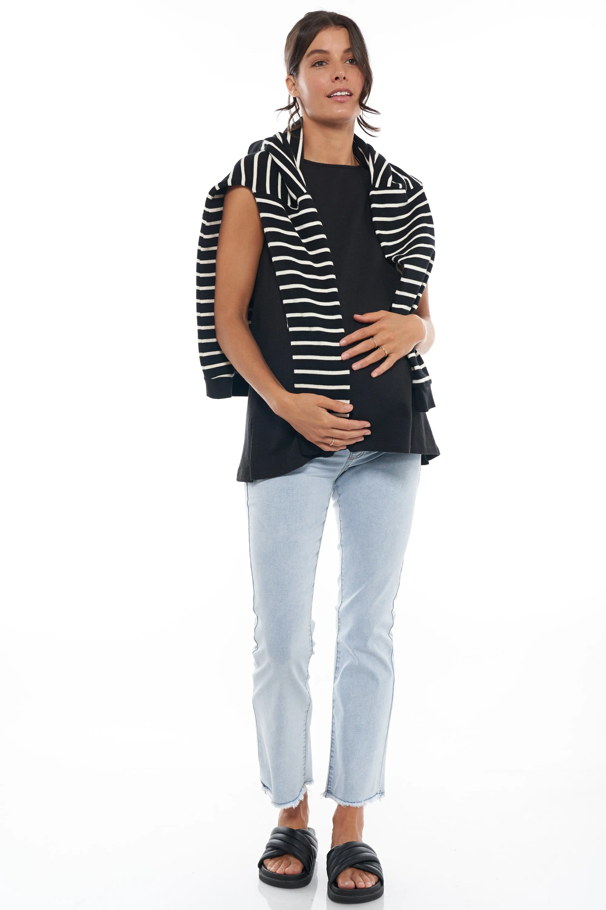 Kindred Nursing Top - Black