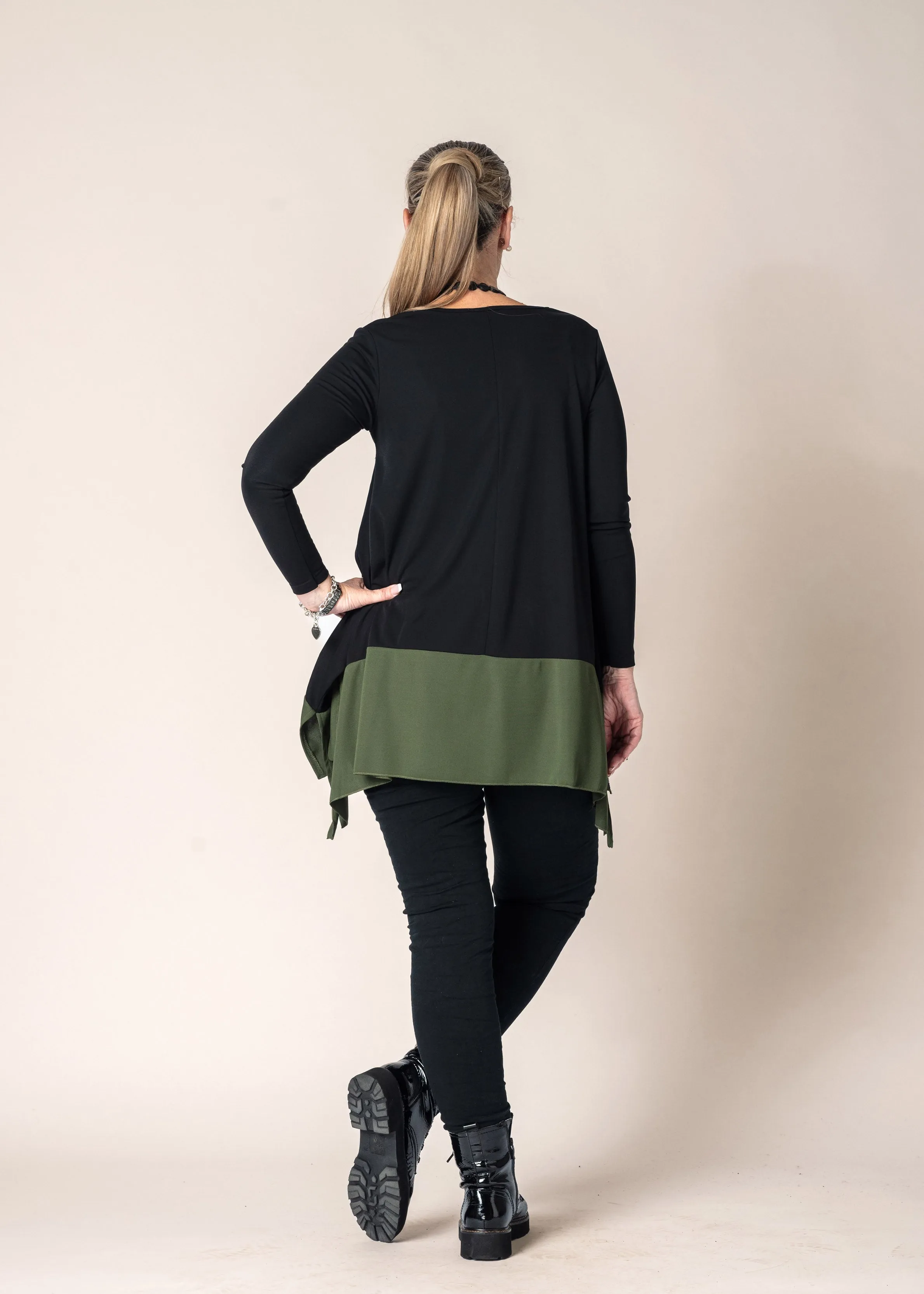 Kristy Top in Khaki