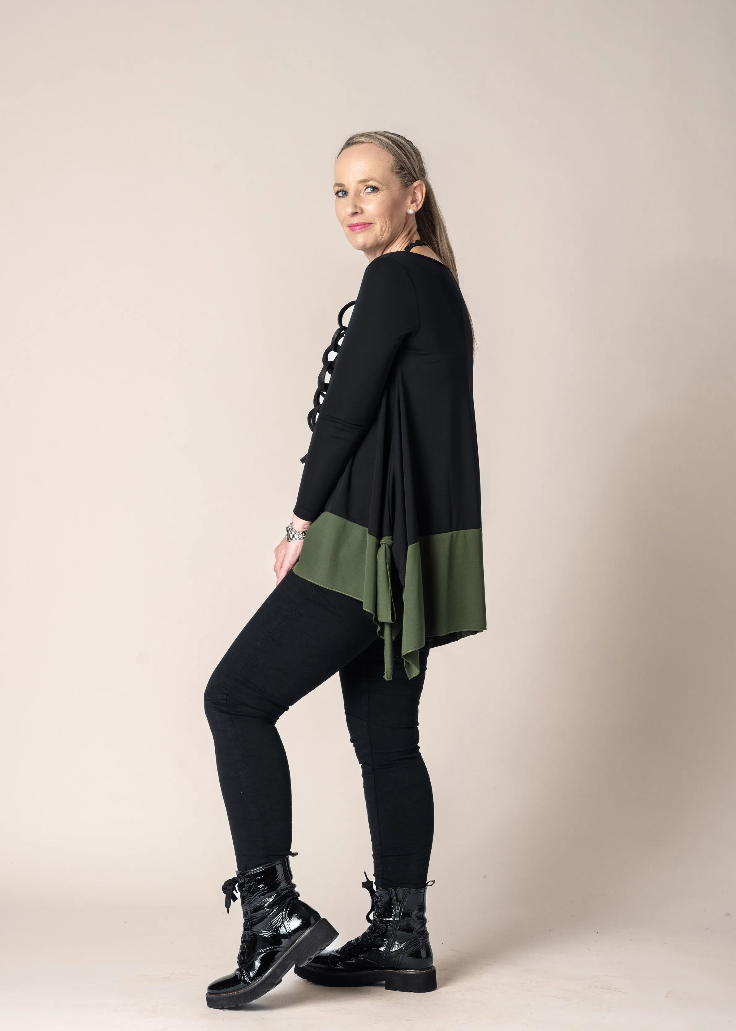 Kristy Top in Khaki
