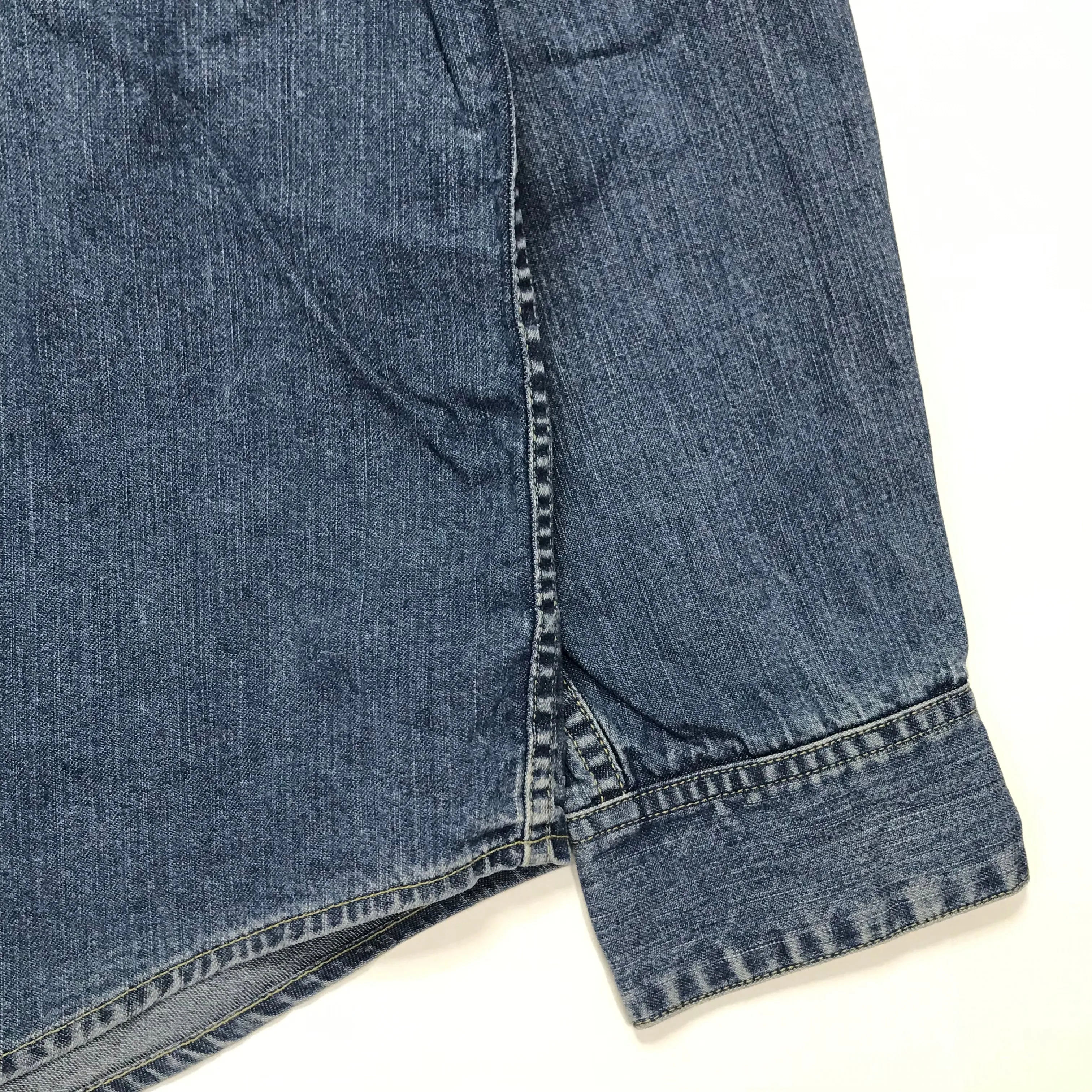 [L] Visvim 19SS SS HANDYMAN SHIRT DAMAGED Shirt L/S Indigo