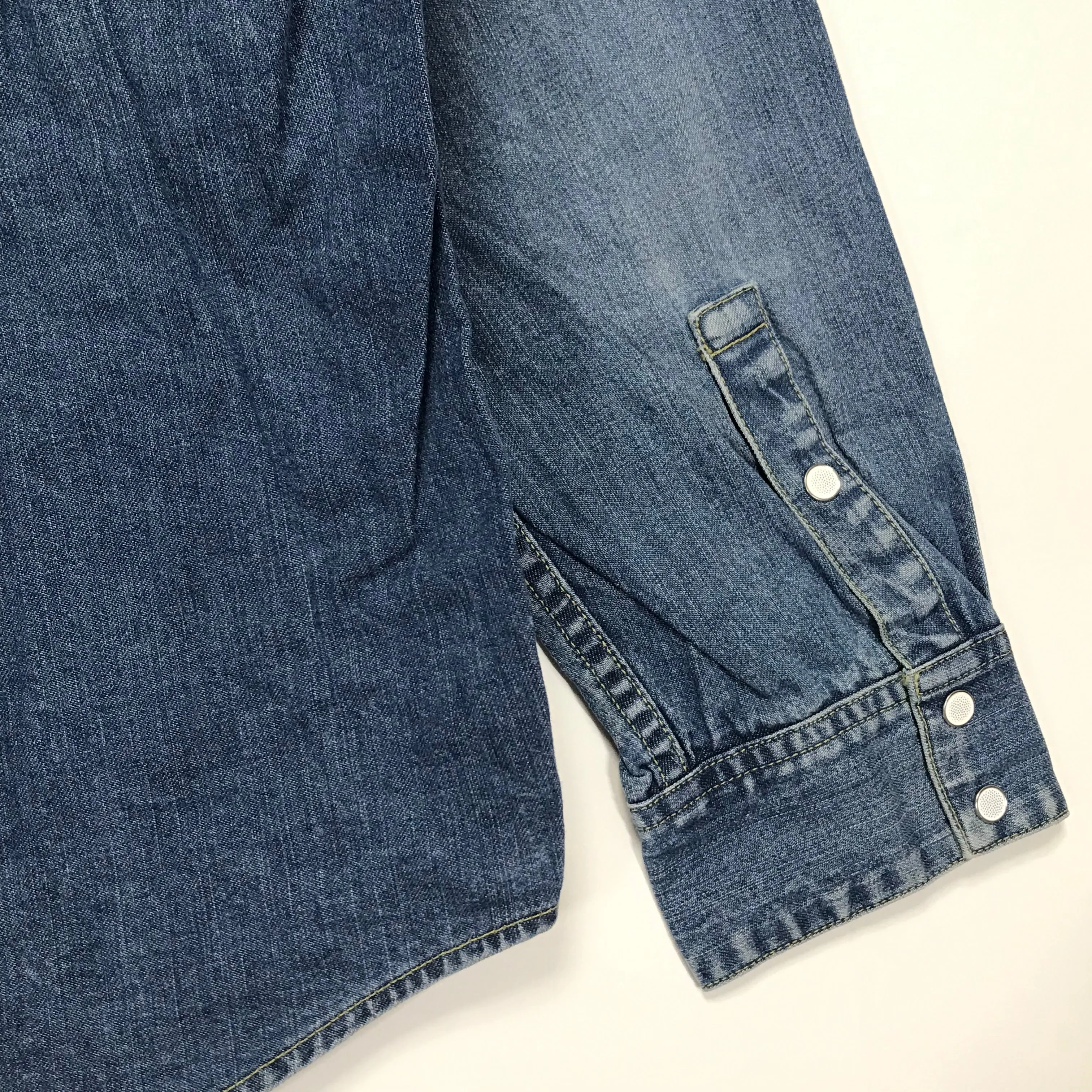 [L] Visvim 19SS SS HANDYMAN SHIRT DAMAGED Shirt L/S Indigo