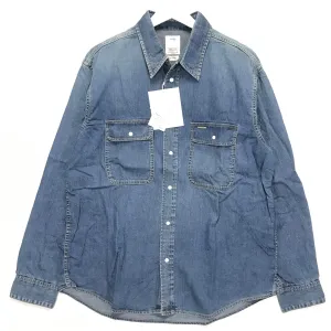 [L] Visvim 19SS SS HANDYMAN SHIRT DAMAGED Shirt L/S Indigo
