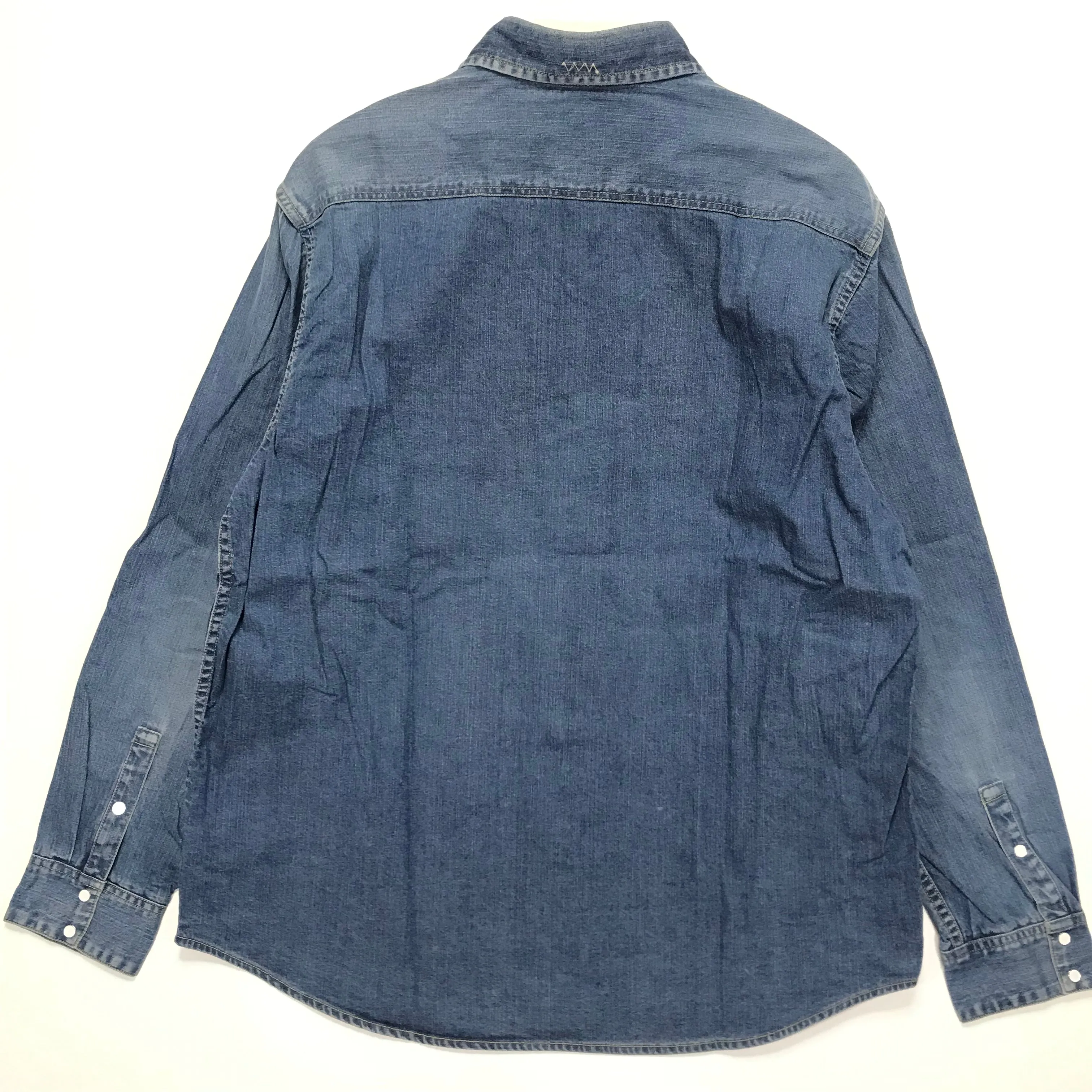 [L] Visvim 19SS SS HANDYMAN SHIRT DAMAGED Shirt L/S Indigo
