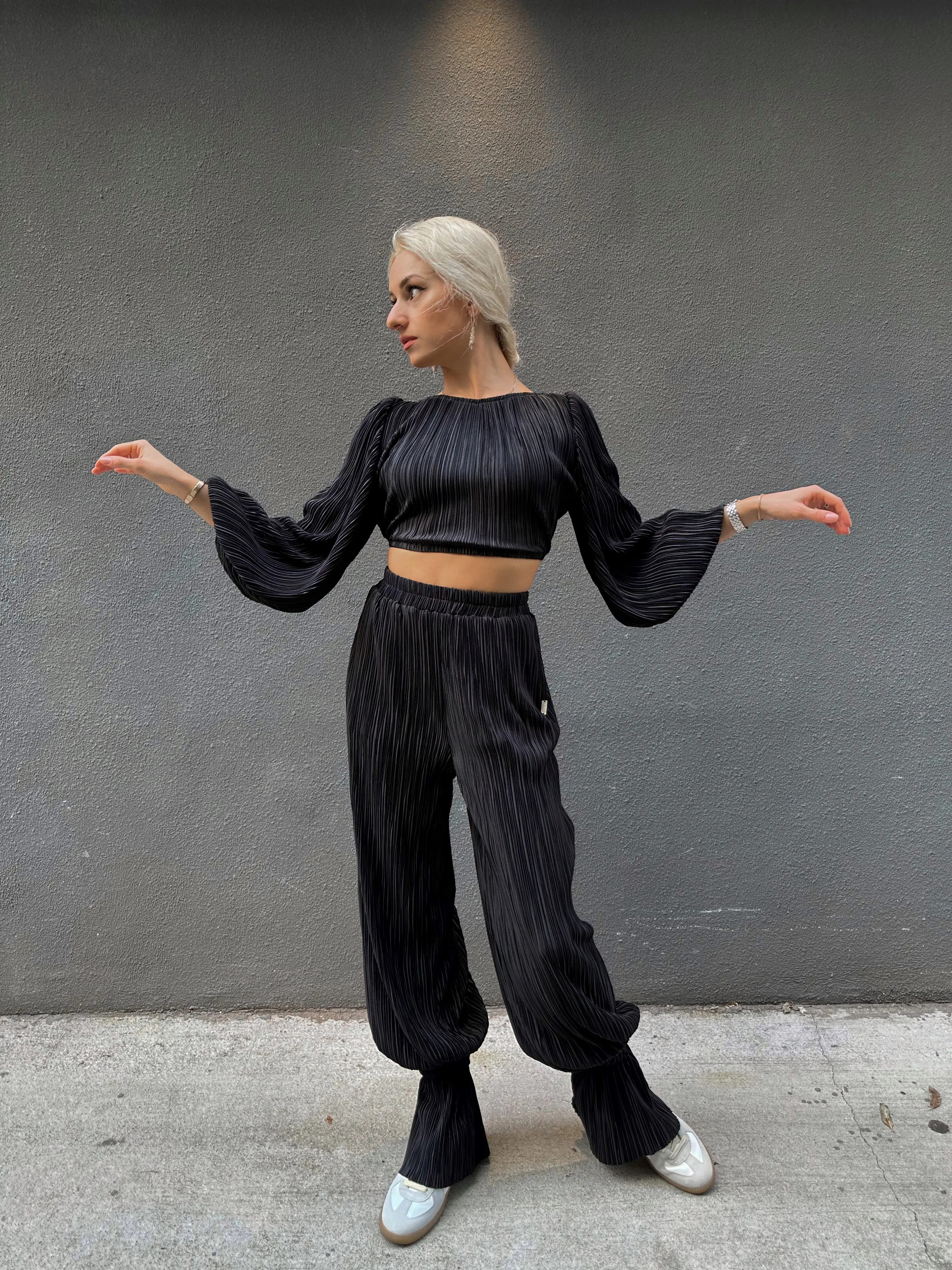 Ladies Pleated Ballroom Pants by Load