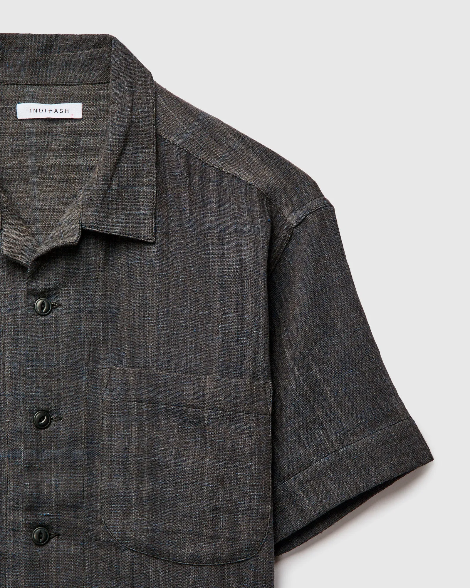 Lake Camp Shirt in Iron Indigo Kala