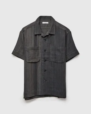 Lake Camp Shirt in Iron Indigo Kala