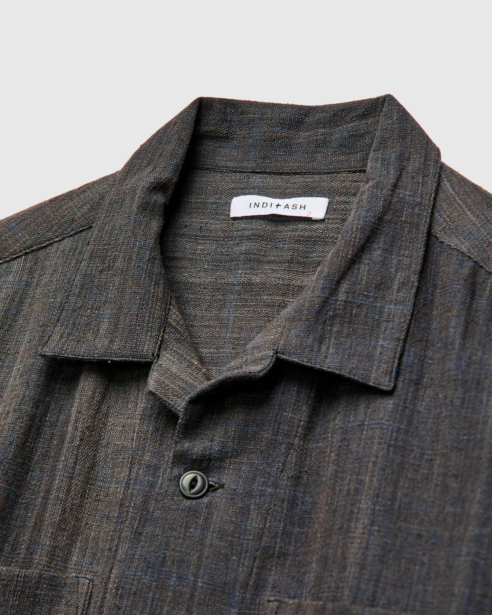 Lake Camp Shirt in Iron Indigo Kala