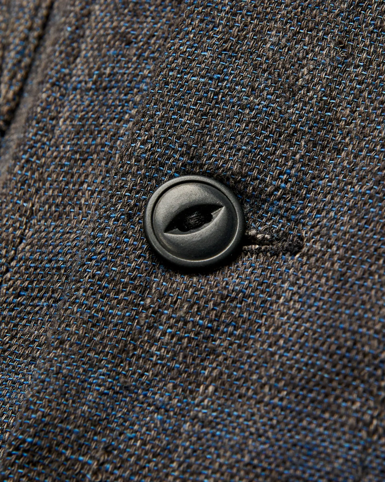 Lake Camp Shirt in Iron Indigo Kala