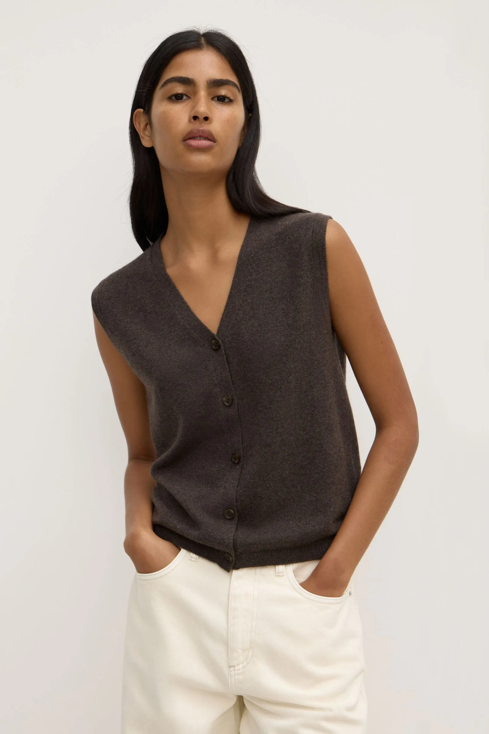 Lara Cashmere Knit Tank