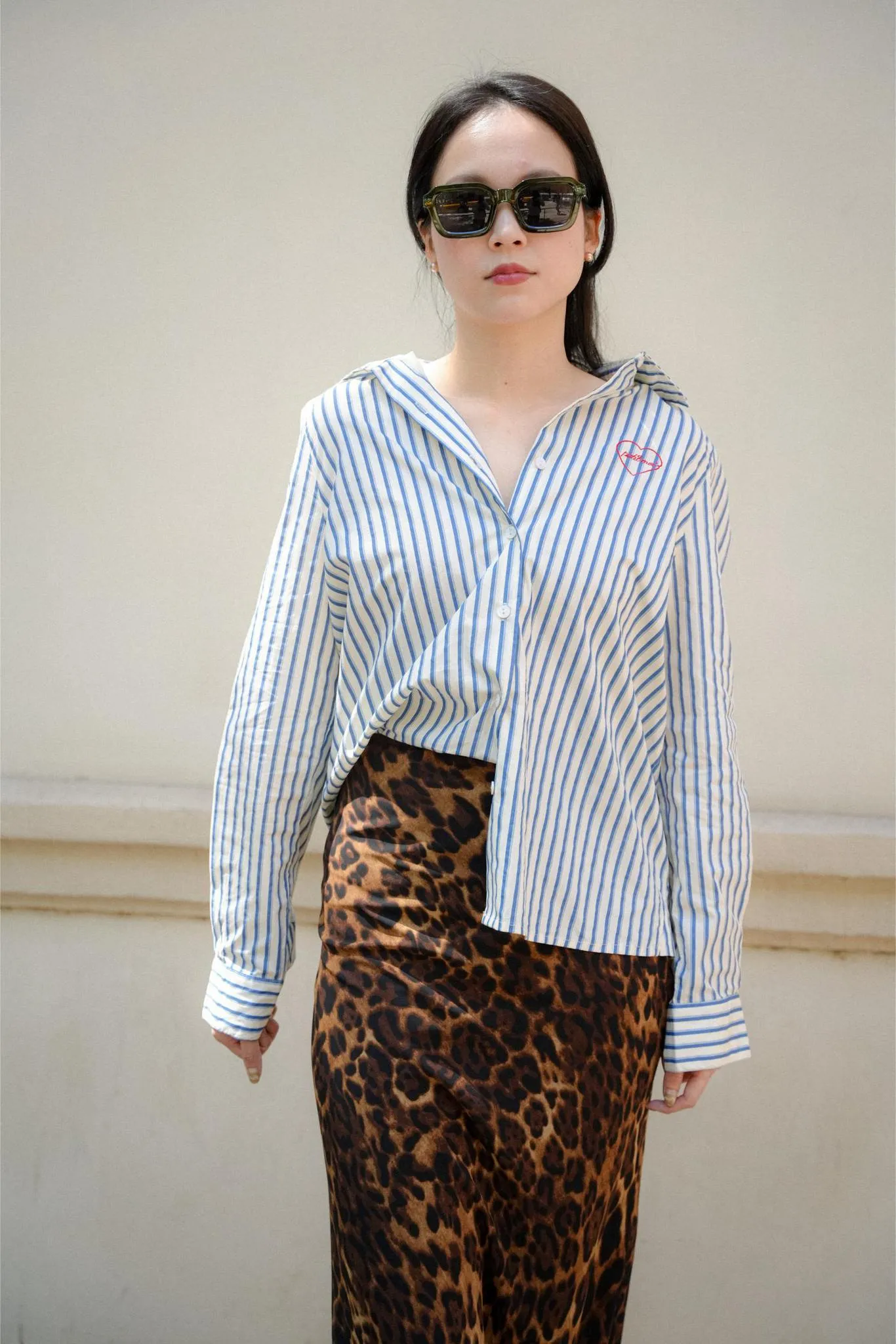 LE BOYFRIEND SHIRT IN BLUE STRIPES