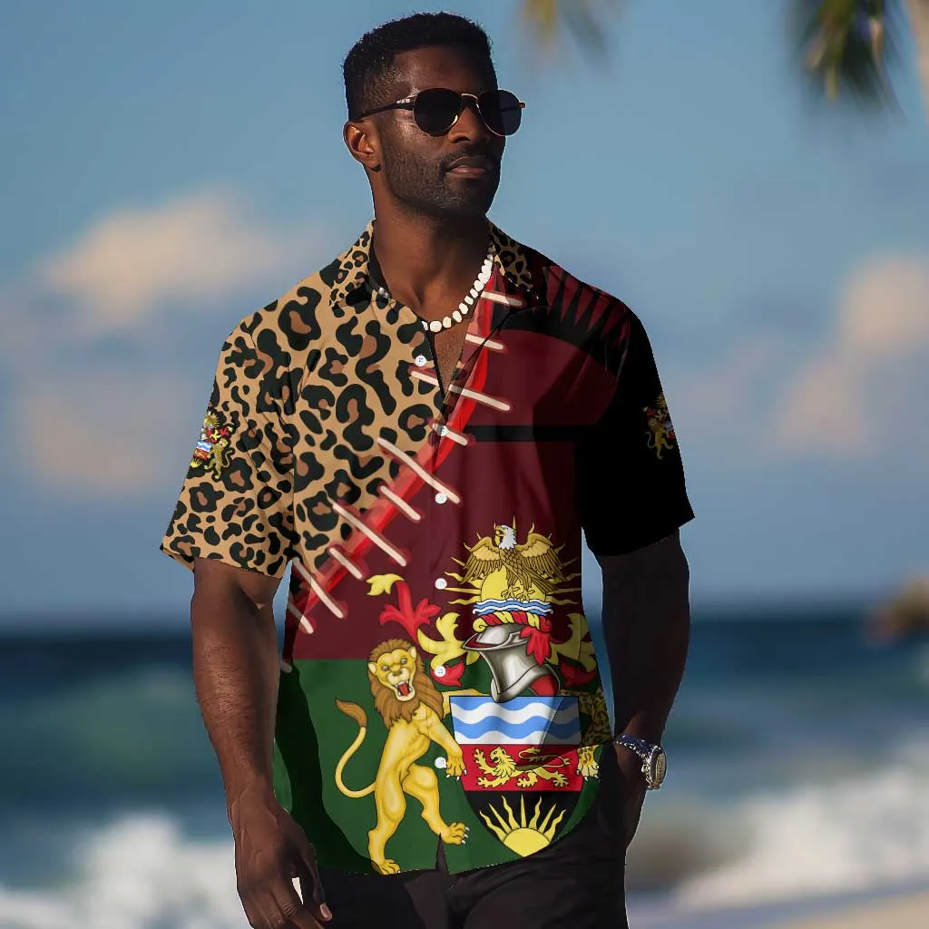 Leopard and Lion Malawi Hawaiian Shirt Unity and Freedom TS04
