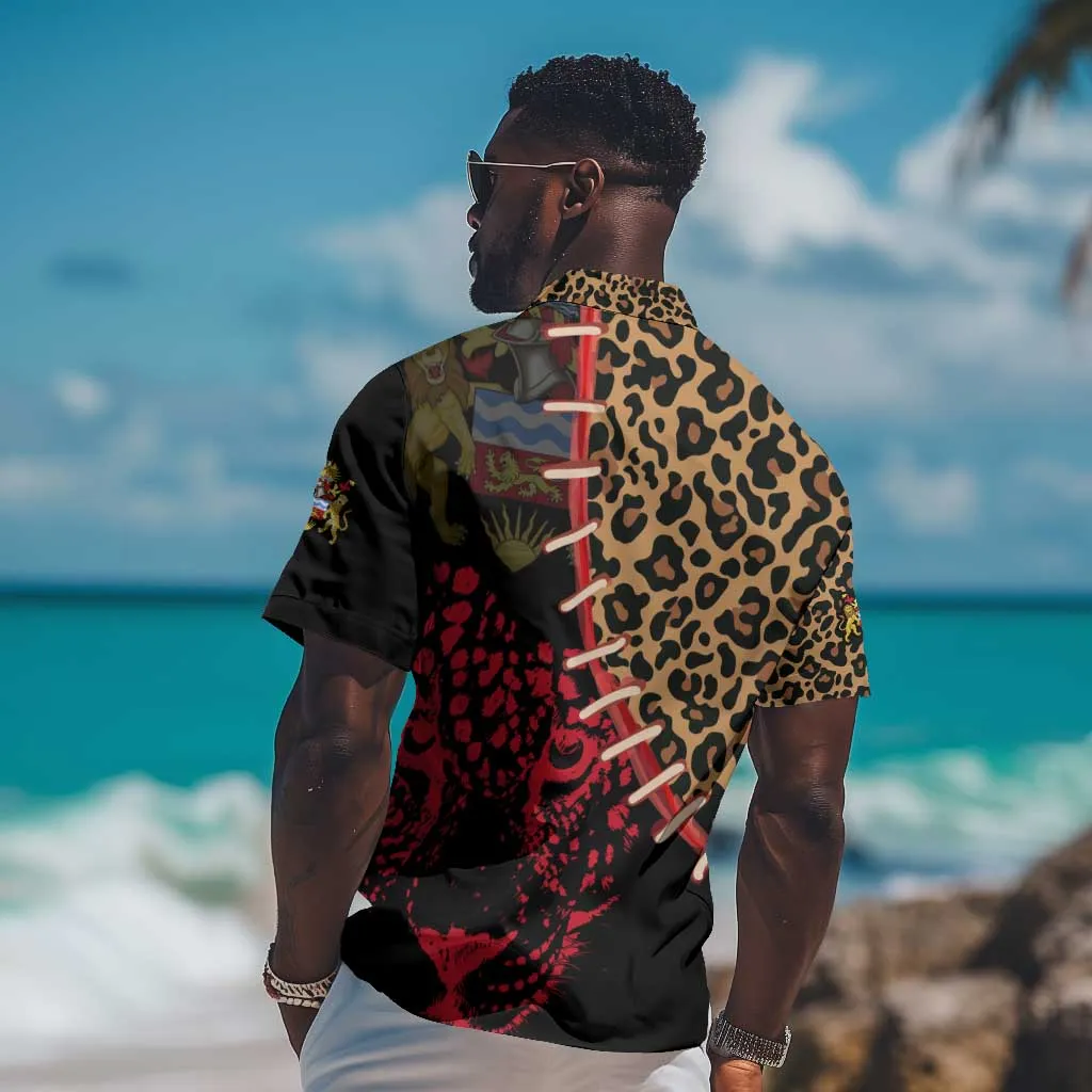 Leopard and Lion Malawi Hawaiian Shirt Unity and Freedom TS04