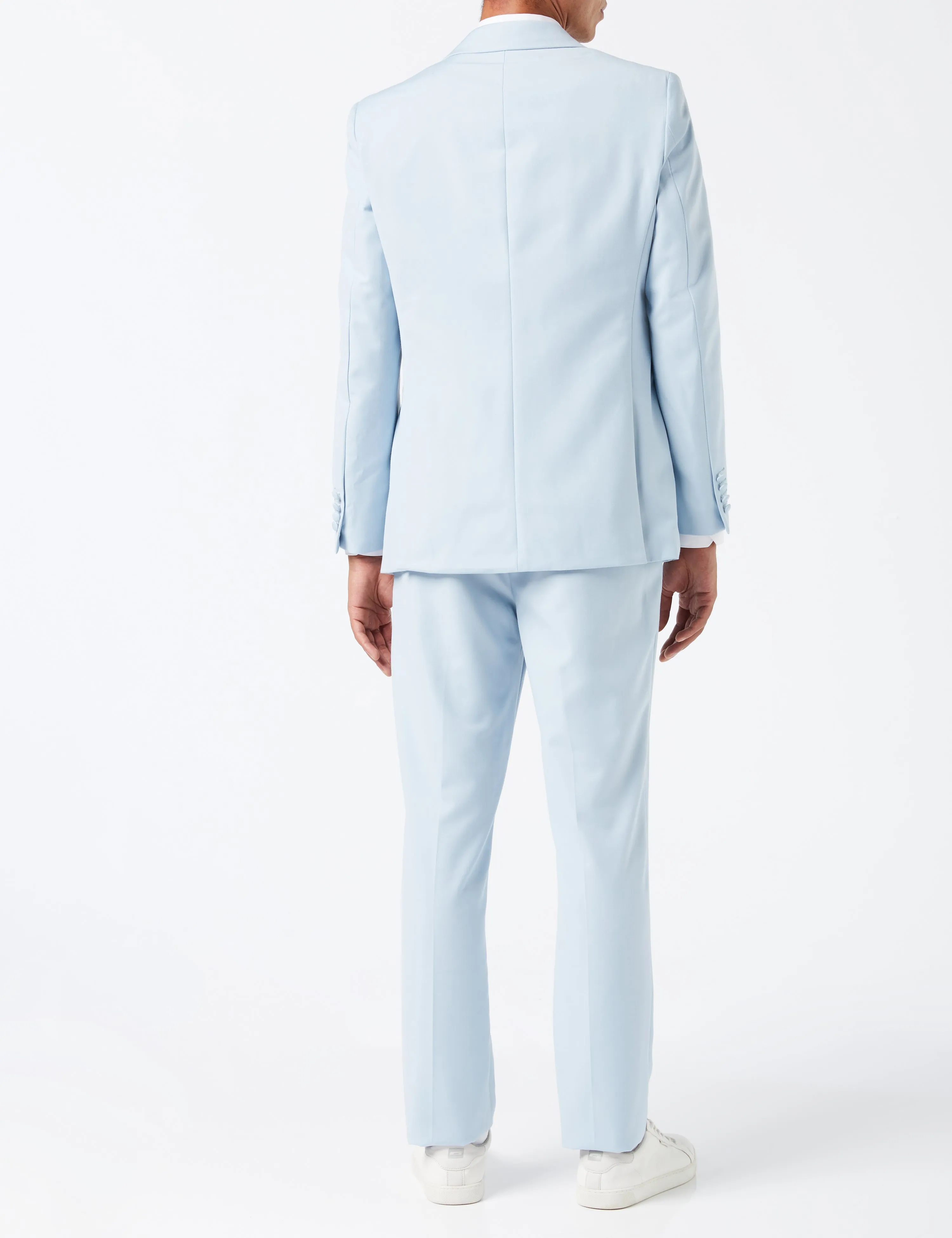LETE - PALE BLUE SUMMER WEDDING JACKET & WAISTCOAT
