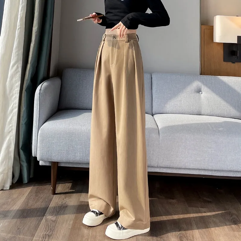 Lightweight and Breathable Women's Pleated Trousers for Everyday Wear