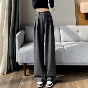 Lightweight and Breathable Women's Pleated Trousers for Everyday Wear