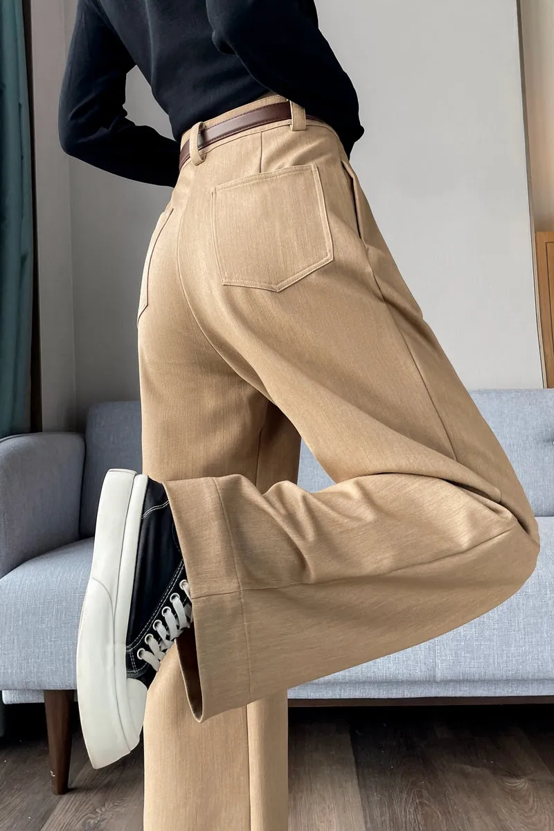 Lightweight and Breathable Women's Pleated Trousers for Everyday Wear