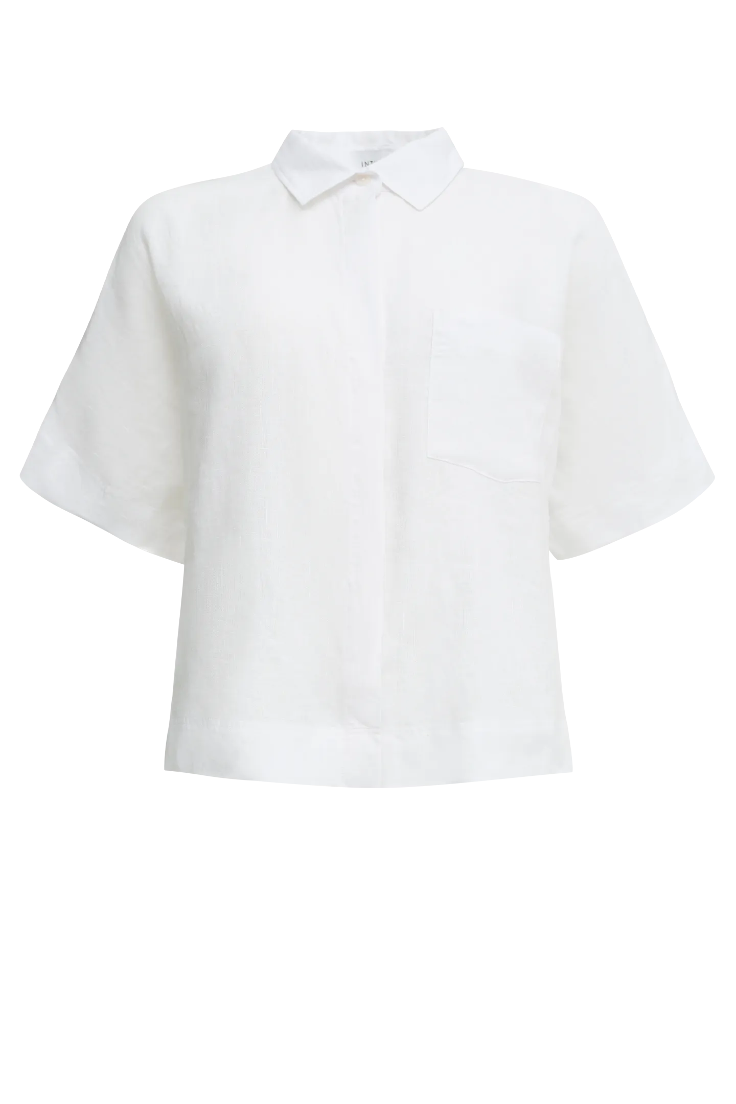 LINEN BOXY SHIRT