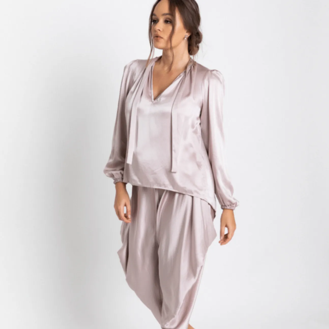 Lisa Brown Zen Sleeve Top