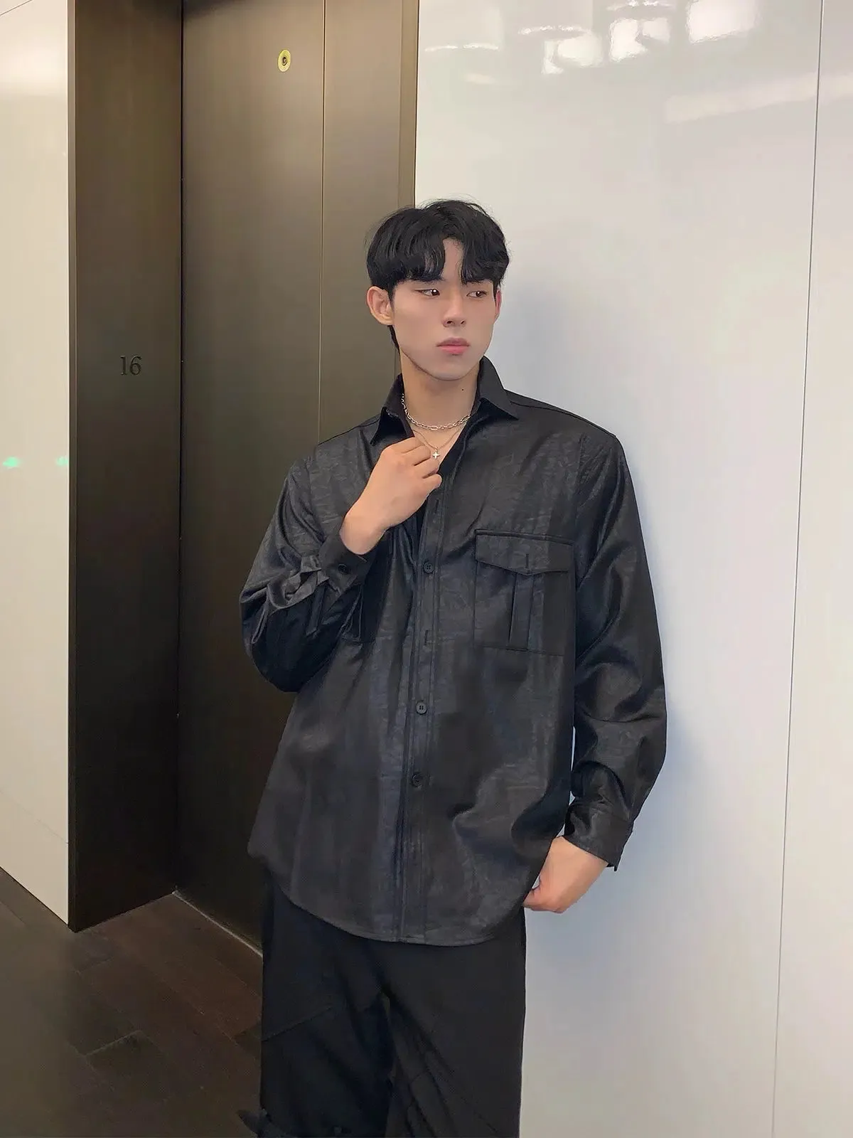 Long Sleeve Button-Up Shirt