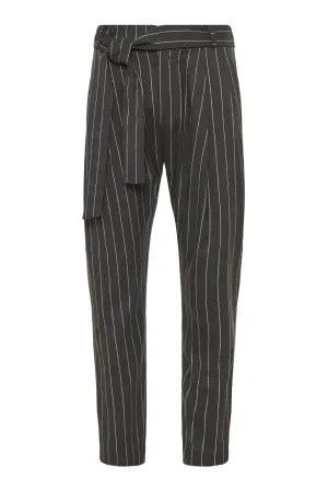Longus Pants Striped Grey