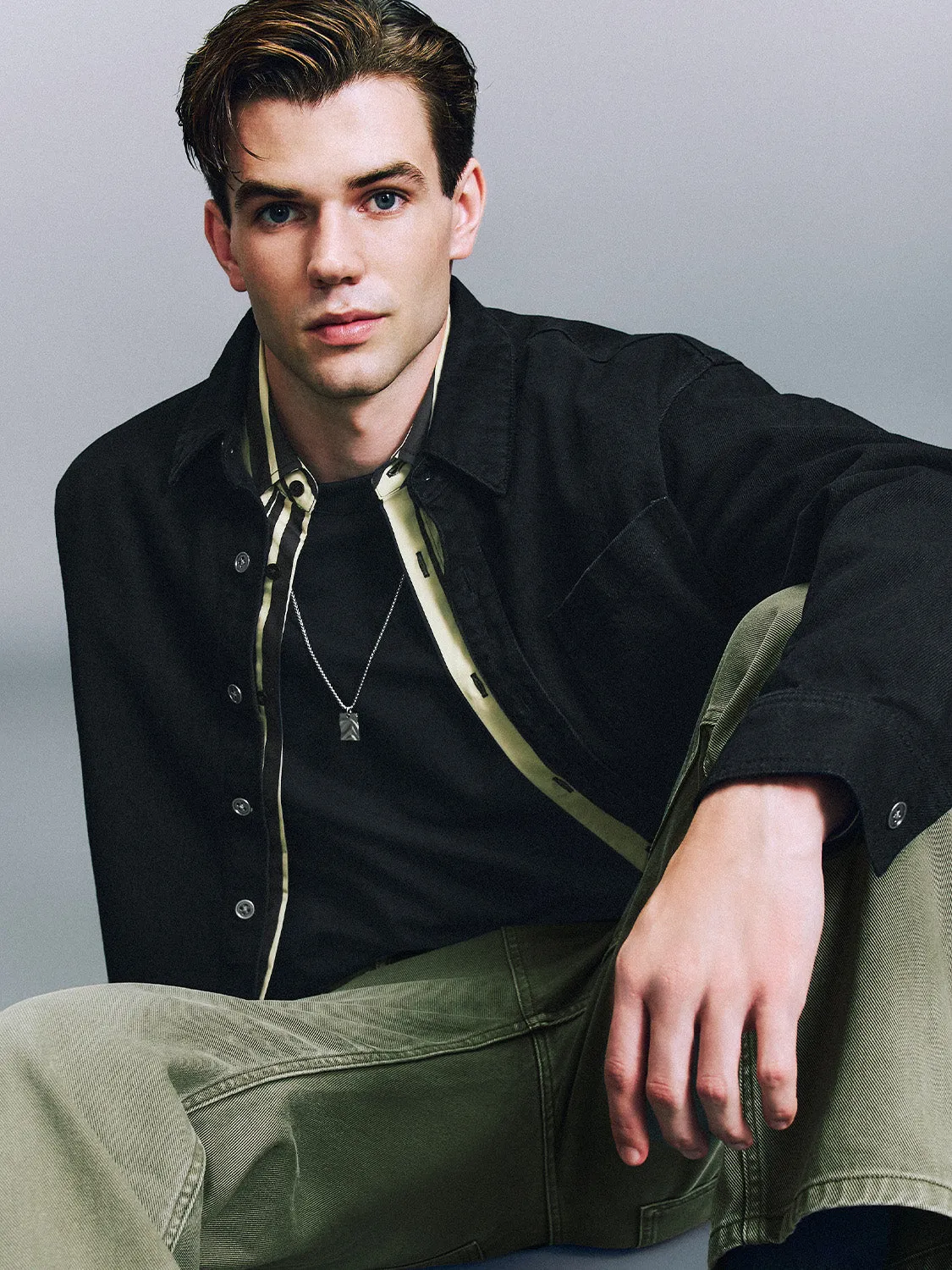 Loose Button Up Denim Shirts
