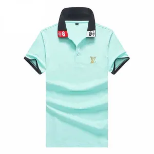 Louis Vuitton Men's Polo shirts-Green