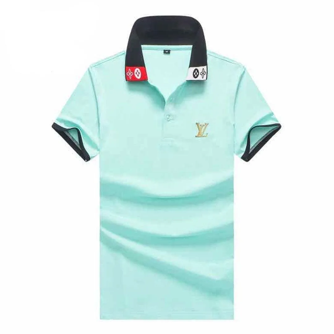 Louis Vuitton Men's Polo shirts-Green
