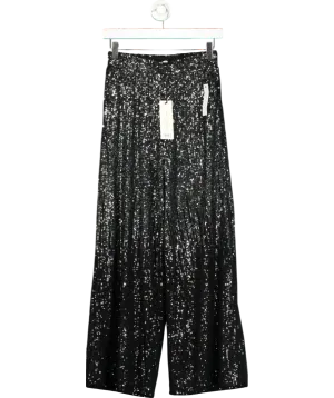 Love & Roses Green Ombre Sequin Wide Leg Trouser UK 6
