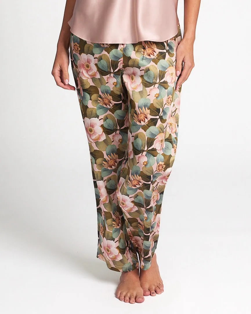 Love&Lustre - Liberty Print Silk Pant - Rosea Pink