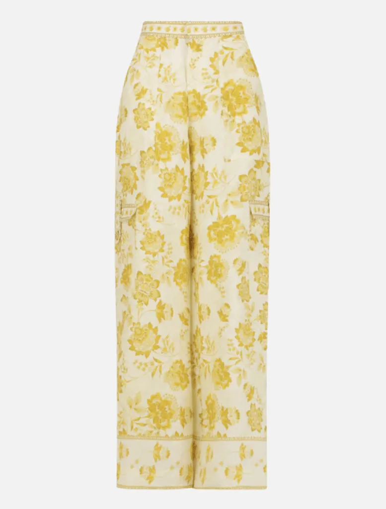 Luna Wide Leg Pant - Golden Nectar