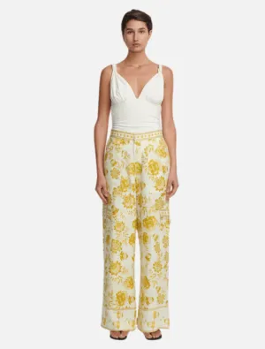 Luna Wide Leg Pant - Golden Nectar