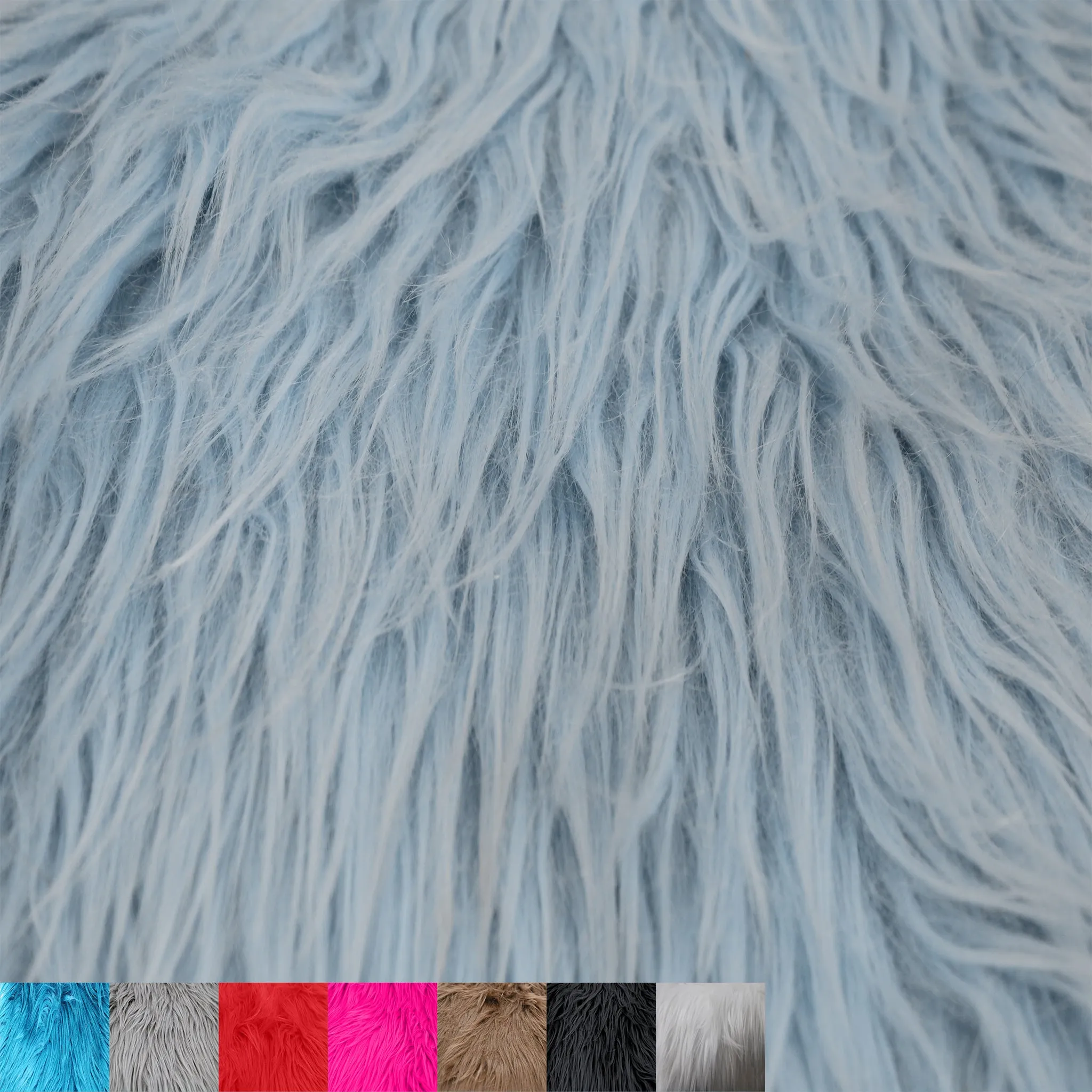 Luxury Shag Faux Fur-Christmas Fuzzy-Fabric by The Yard-Fluffy, Soft, Shaggy Mohair-for Sewing, Costumes, Plush Toys, Apparel, Decoration, Gnome Beard Miniature- (SKU-5002)