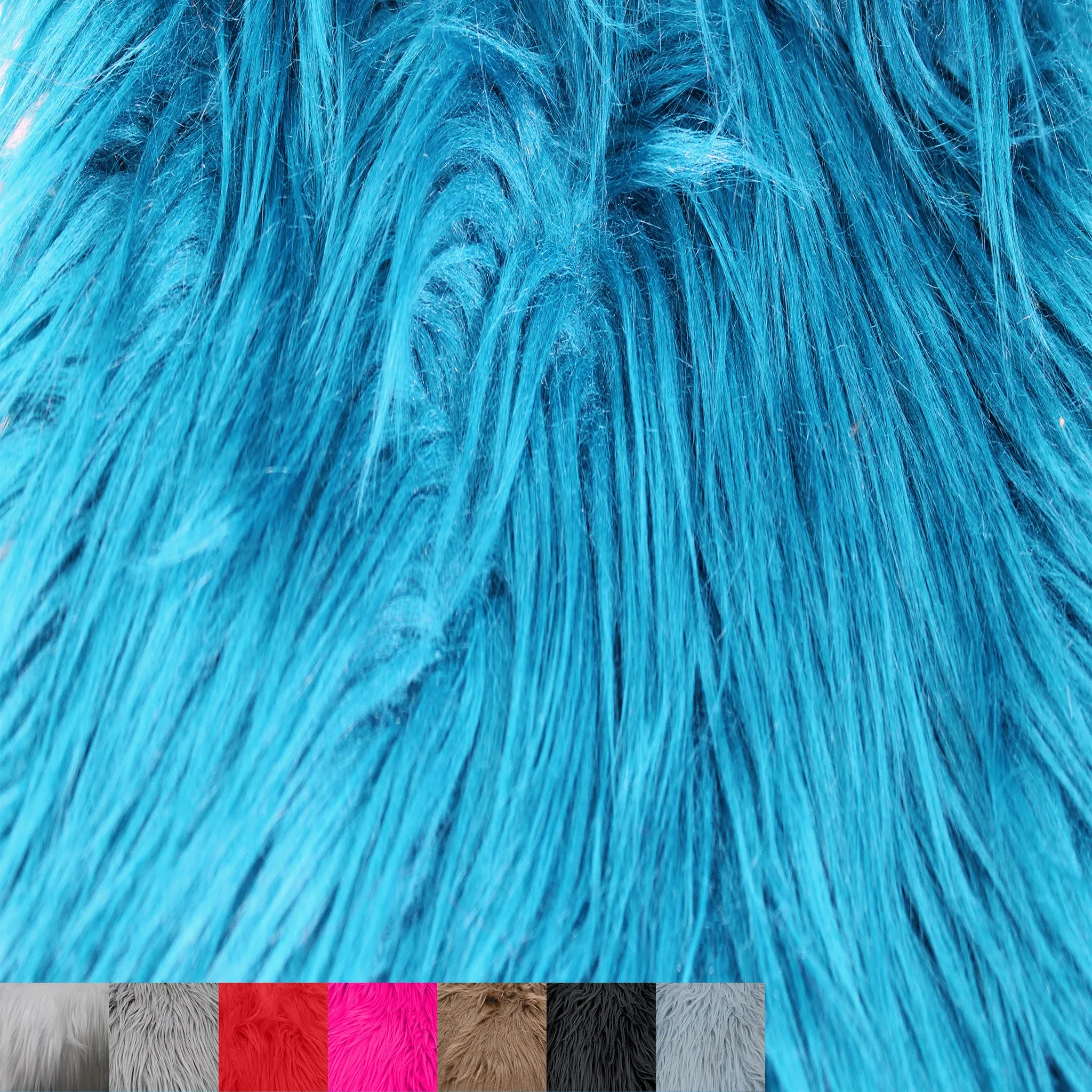 Luxury Shag Faux Fur-Christmas Fuzzy-Fabric by The Yard-Fluffy, Soft, Shaggy Mohair-for Sewing, Costumes, Plush Toys, Apparel, Decoration, Gnome Beard Miniature- (SKU-5002)