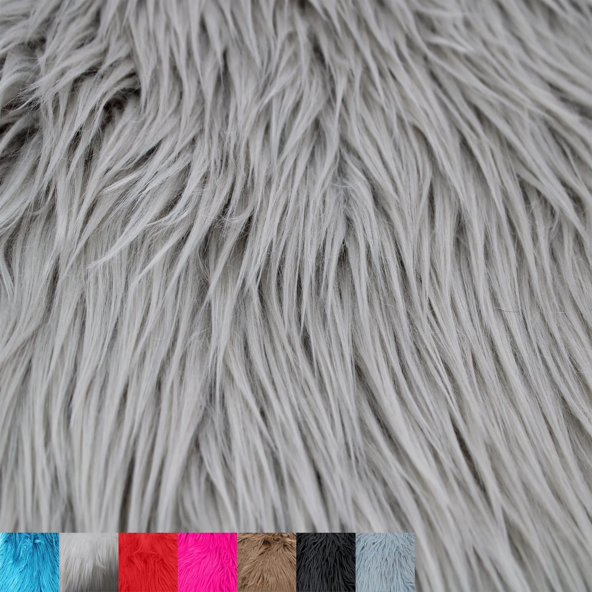 Luxury Shag Faux Fur-Christmas Fuzzy-Fabric by The Yard-Fluffy, Soft, Shaggy Mohair-for Sewing, Costumes, Plush Toys, Apparel, Decoration, Gnome Beard Miniature- (SKU-5002)