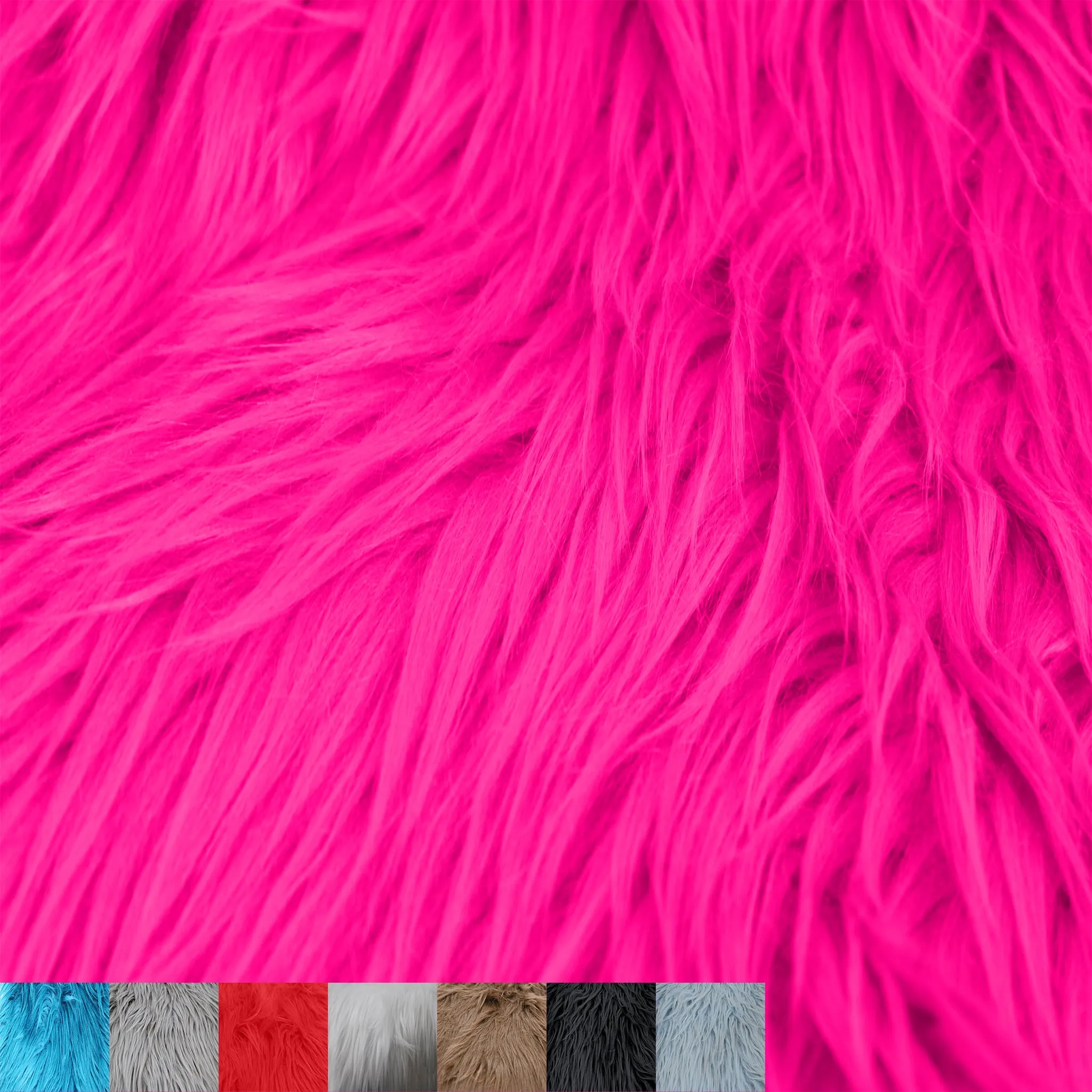 Luxury Shag Faux Fur-Christmas Fuzzy-Fabric by The Yard-Fluffy, Soft, Shaggy Mohair-for Sewing, Costumes, Plush Toys, Apparel, Decoration, Gnome Beard Miniature- (SKU-5002)