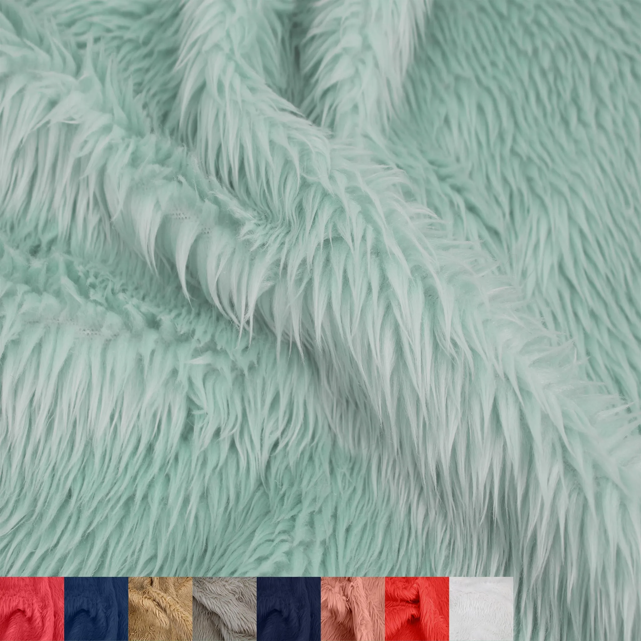 Luxury Shag Faux Fur-Fabric by The Yard-Soft, Shaggy Mohair for Sewing, Costumes, Rugs, Apparel, Decorations, Sofa Covers, Upholstery, Home and DIY Projects- (SKU-5009)