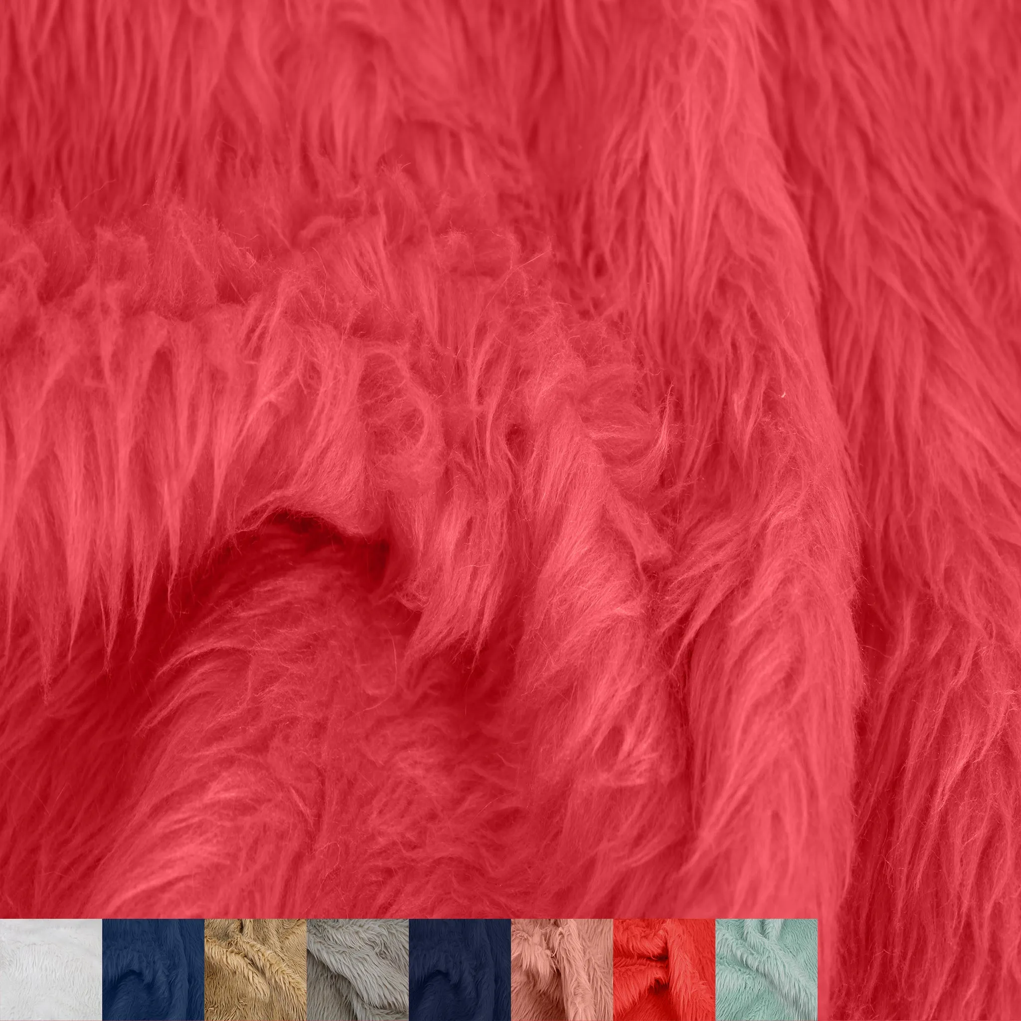 Luxury Shag Faux Fur-Fabric by The Yard-Soft, Shaggy Mohair for Sewing, Costumes, Rugs, Apparel, Decorations, Sofa Covers, Upholstery, Home and DIY Projects- (SKU-5009)