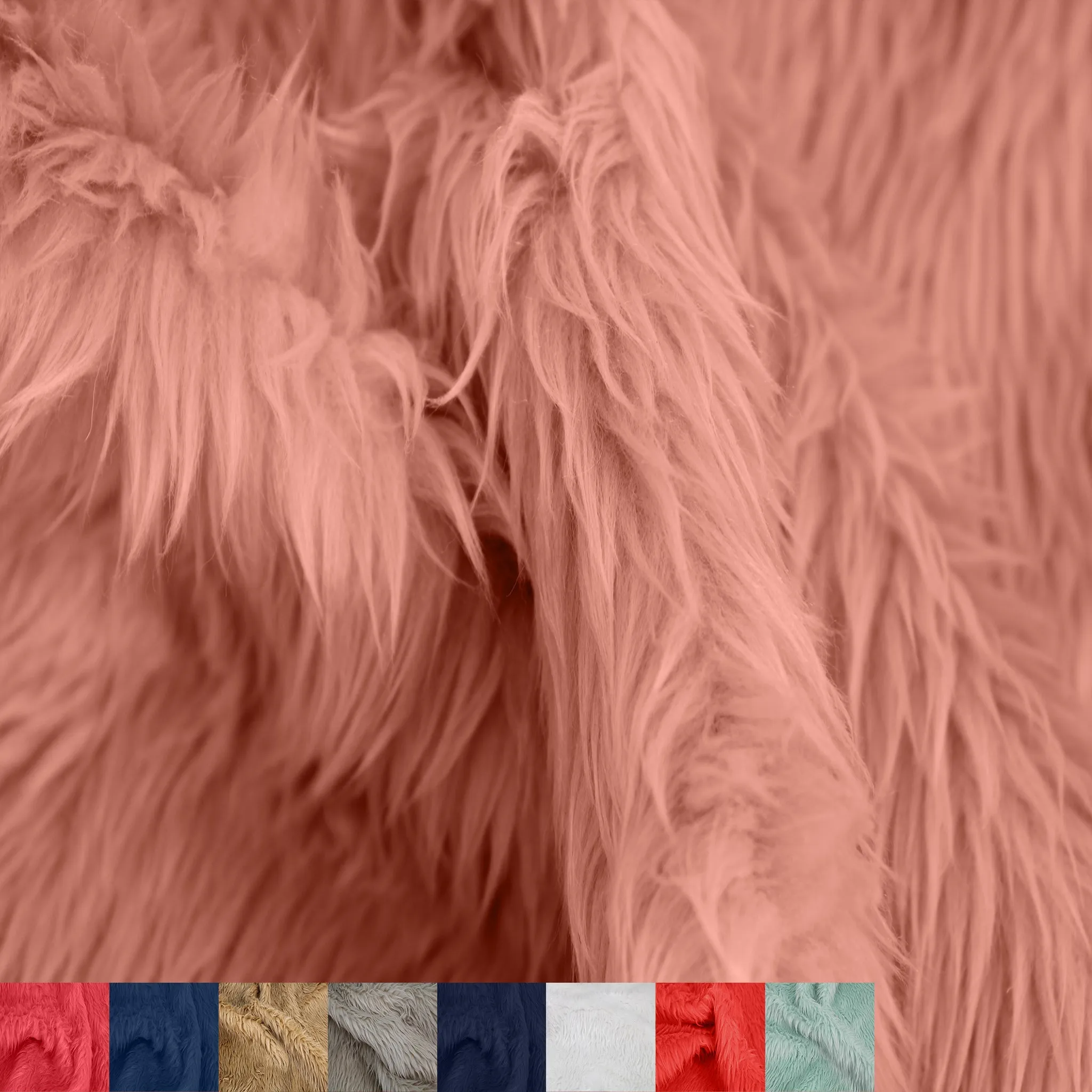 Luxury Shag Faux Fur-Fabric by The Yard-Soft, Shaggy Mohair for Sewing, Costumes, Rugs, Apparel, Decorations, Sofa Covers, Upholstery, Home and DIY Projects- (SKU-5009)