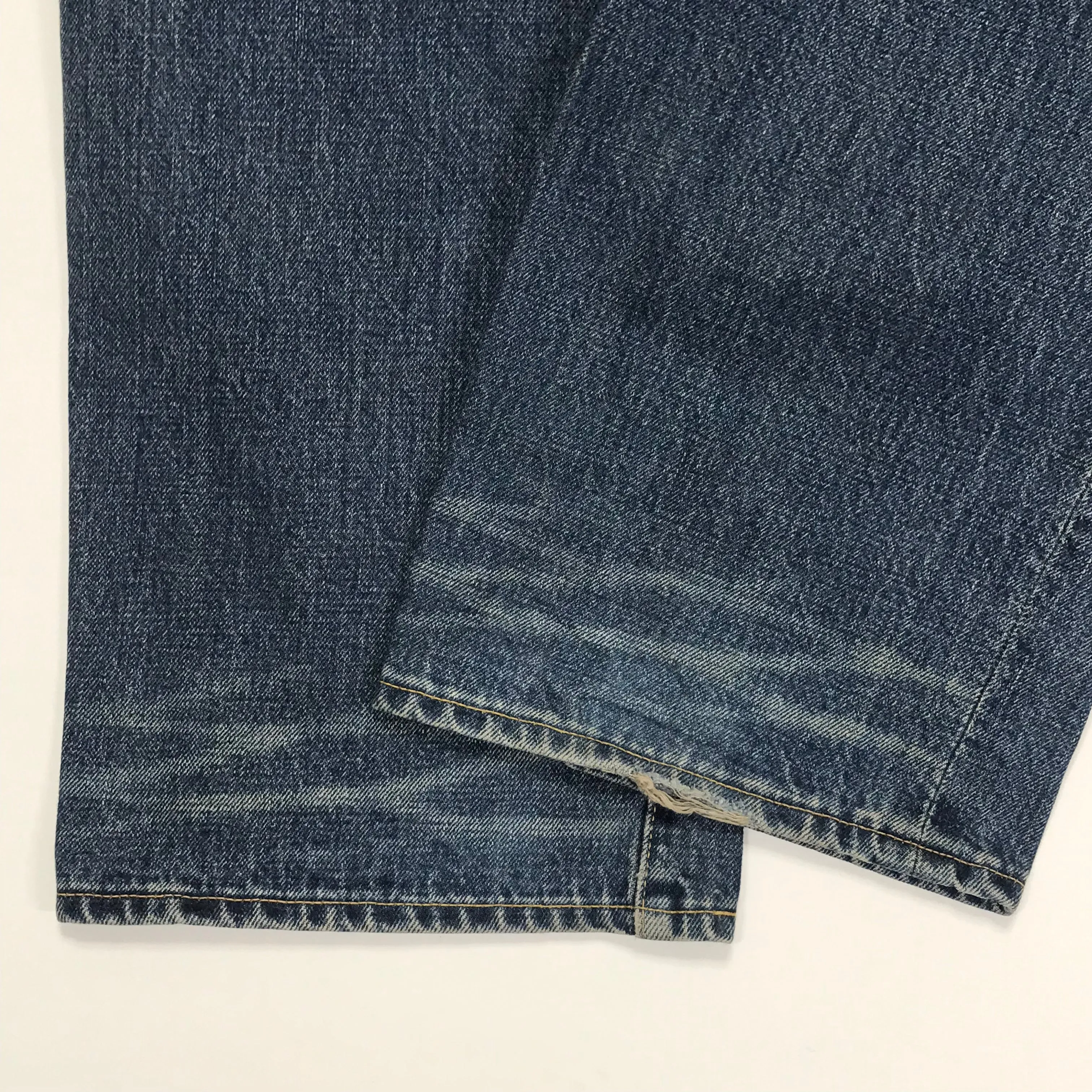 [M] A Bathing Ape Bape Baby Milo Face Selvedge Washed Denim