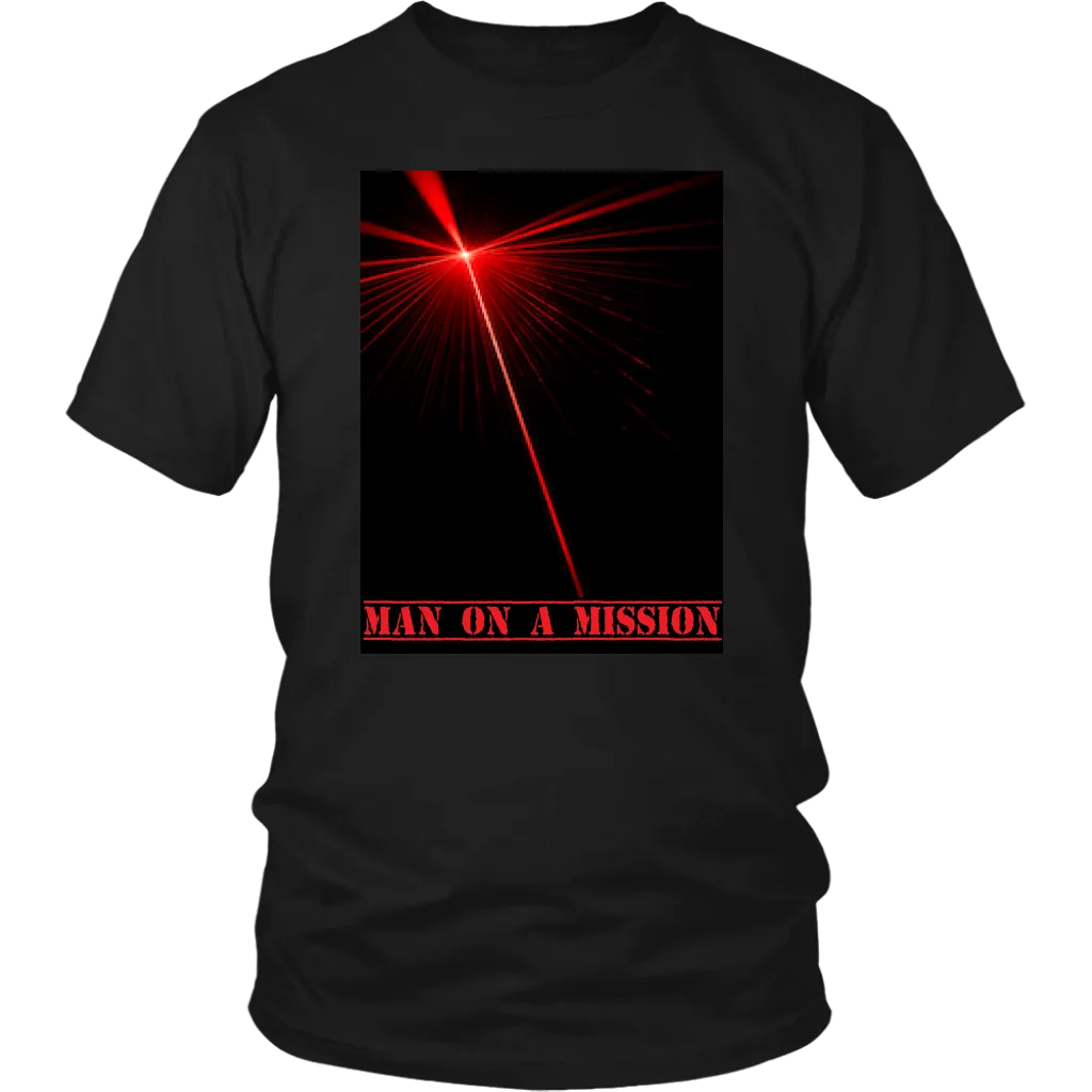 MAN ON A MISSION T SHIRT