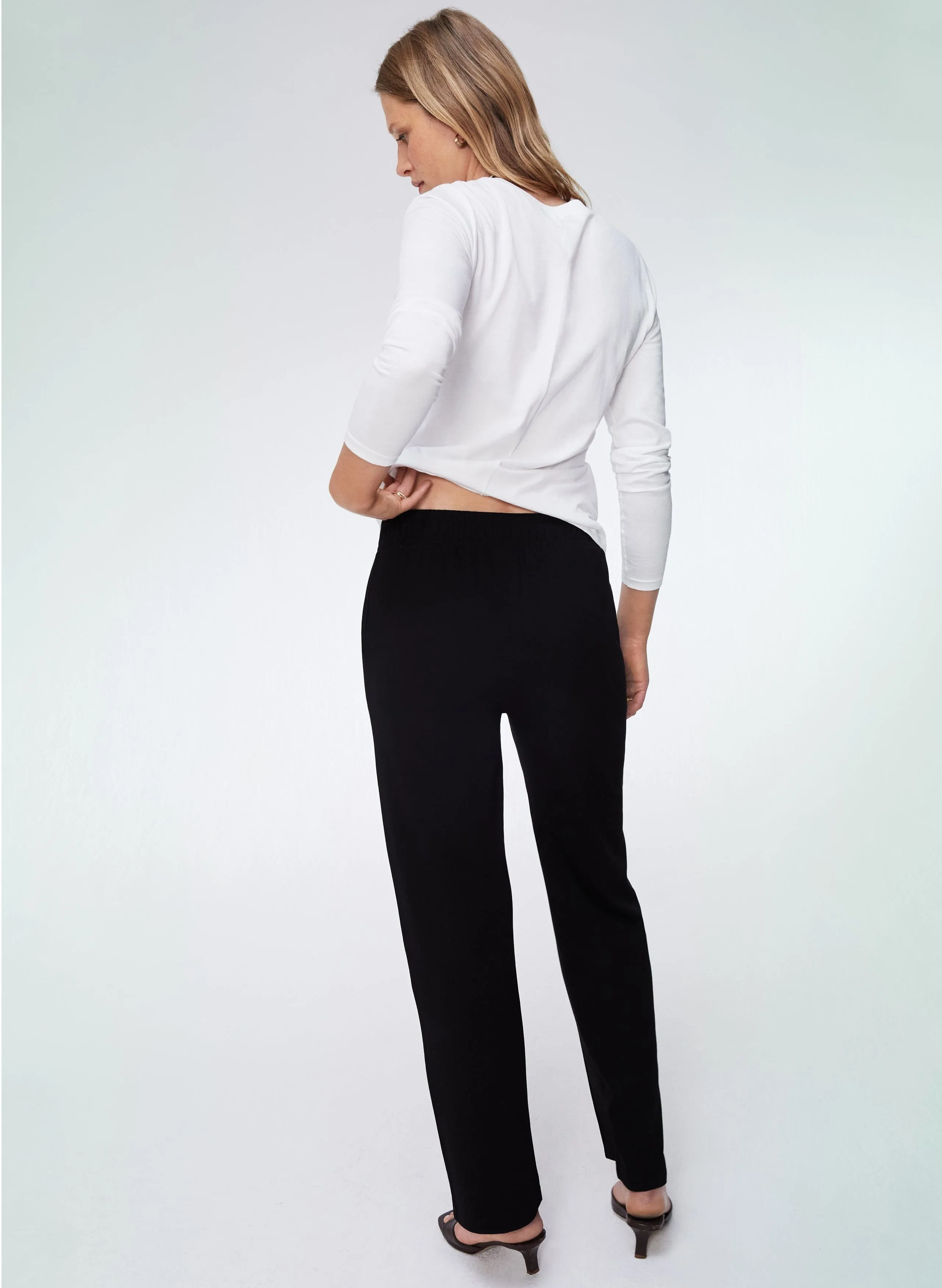 Marian LENZING™ ECOVERO™  Trousers  | Caviar Black