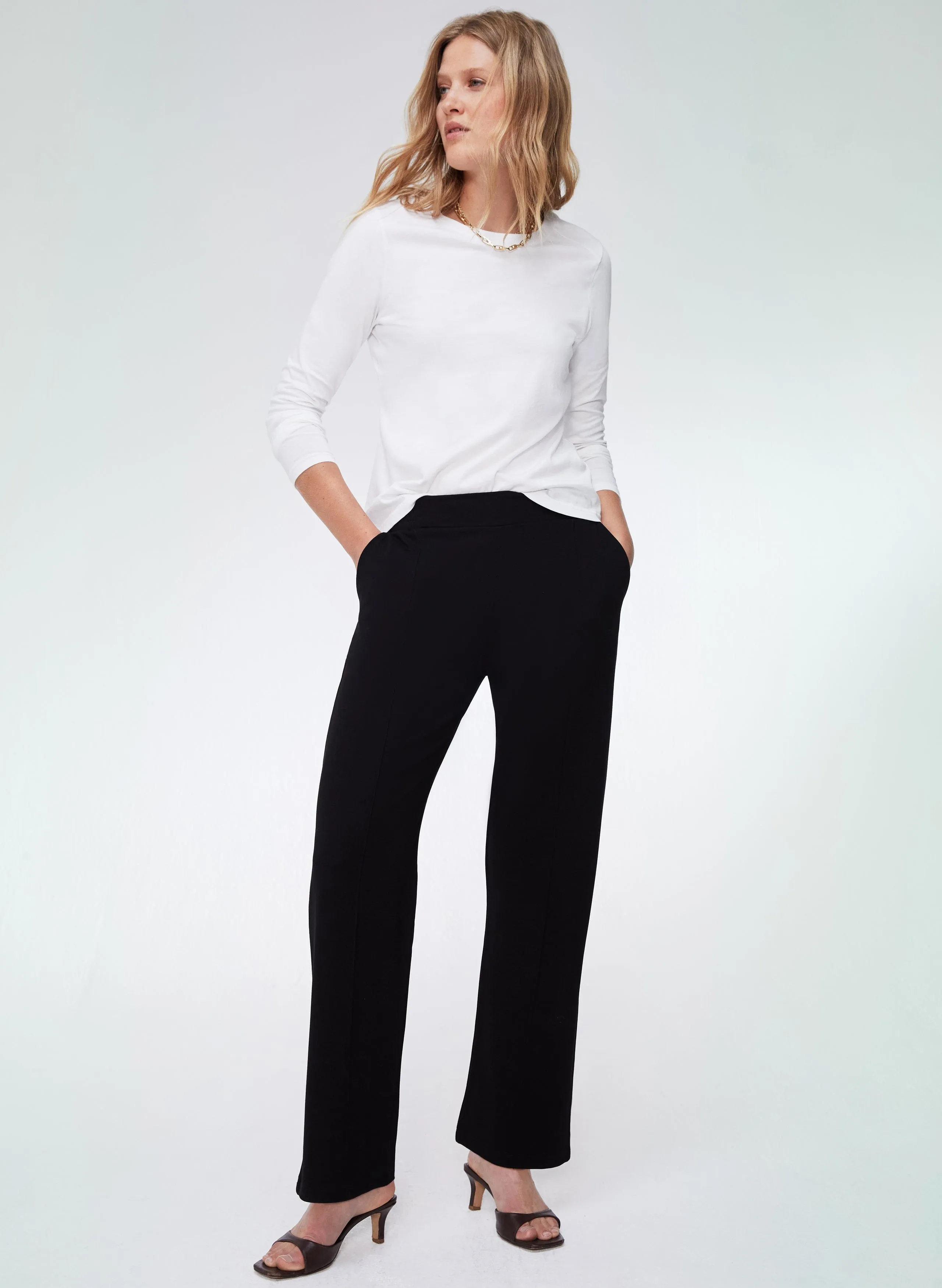 Marian LENZING™ ECOVERO™  Trousers  | Caviar Black