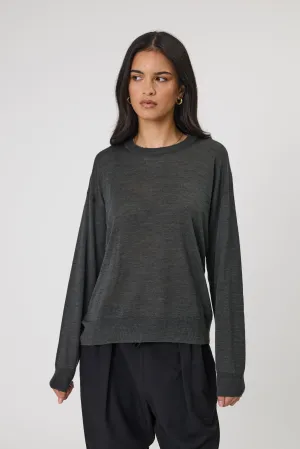 Marlow Alto Merino V-Neck - Moss