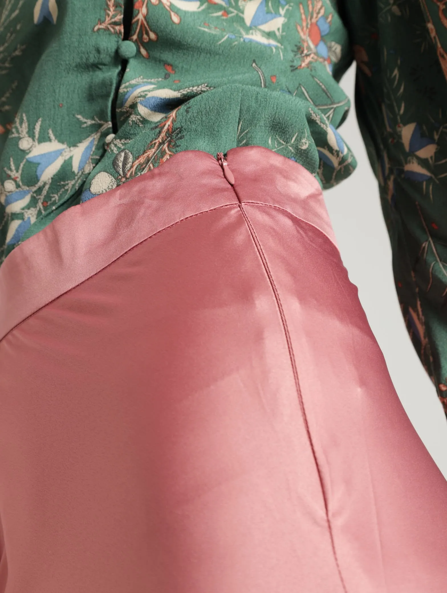 Maxi A Line Skirt - Pink