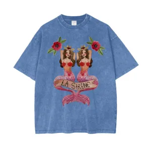 Mermaid La Sirene Tee / Blue
