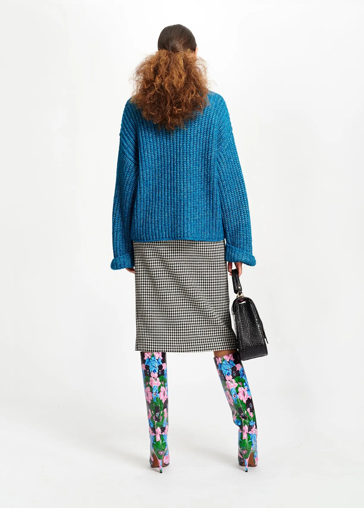 Midi pencil skirt
