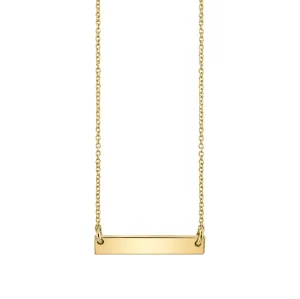 Mini Nameplate Necklace