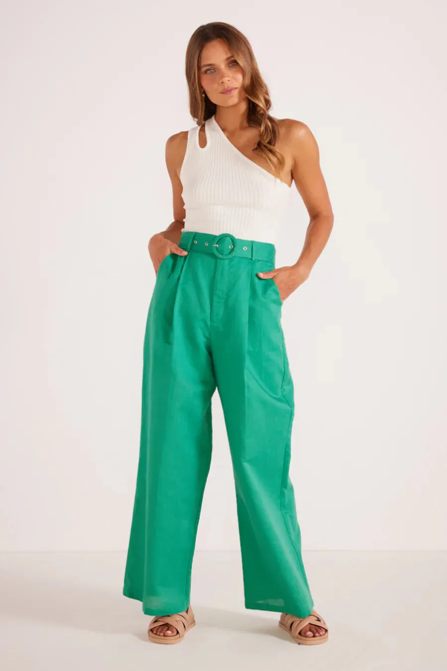 Nalani Wide Leg Pant - Aquamarine A FURTHER 15% OFF AUTOMATICALLY APPLIED AT CHECKOUT