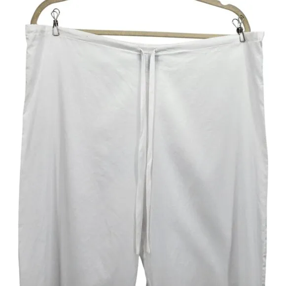 Natori Womens Small Pajamas Two Piece White Black Set