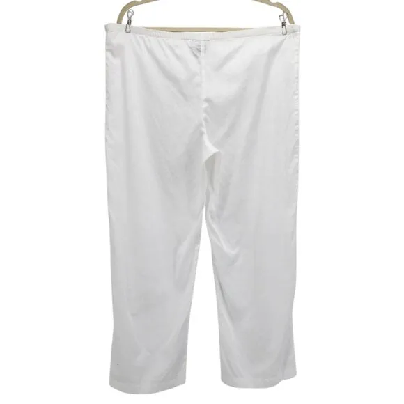 Natori Womens Small Pajamas Two Piece White Black Set